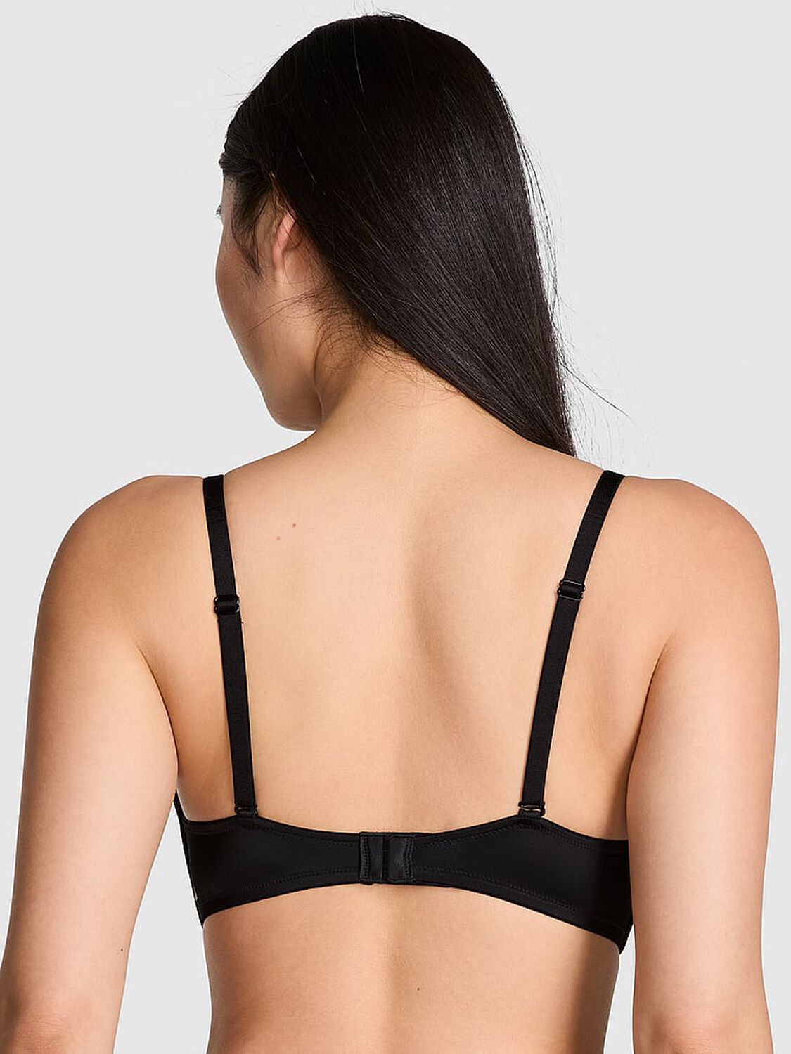 pink Pink Wear Everywhere Wear Everywhere Lightly Lined Wireless Bra Black 2 of 3 