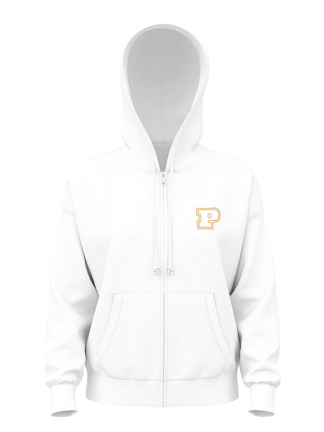vs Pink Ivy Fleece Campus Full-Zip Hoodie Vs White 3 of 3 