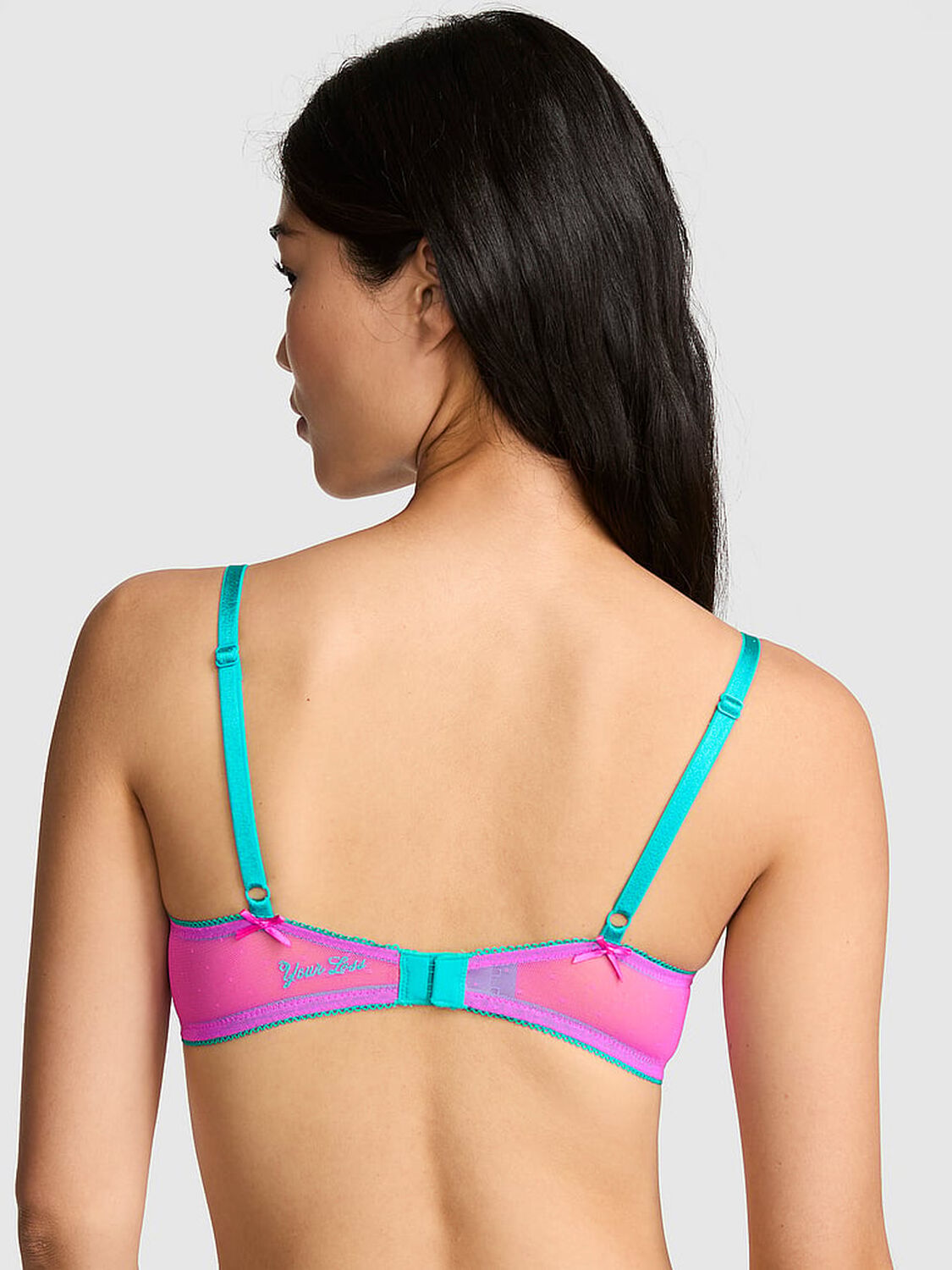 vs Pink PINK Wink&trade; Push-Up Balconette Bra Pink Berry 2 of 4 