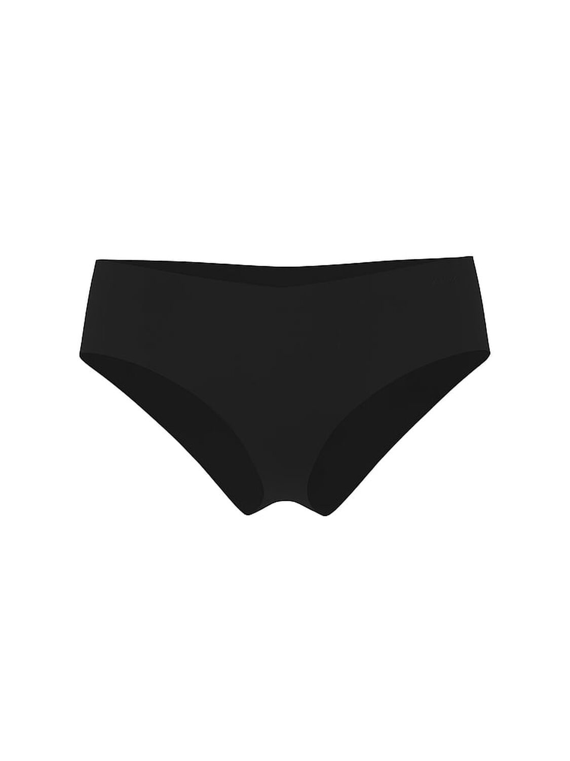 vs Pink No-Show Cheeky Panty Black 3 of 4 