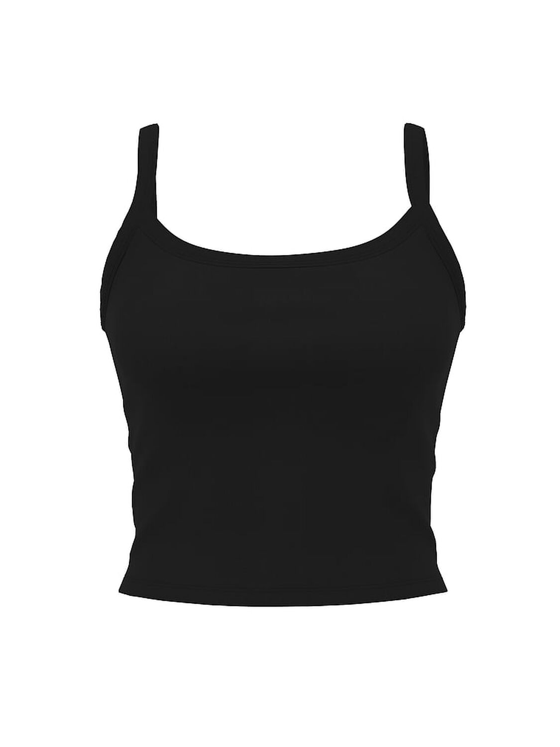vs Pink Multi Rib Cami Pure Black 3 of 3 