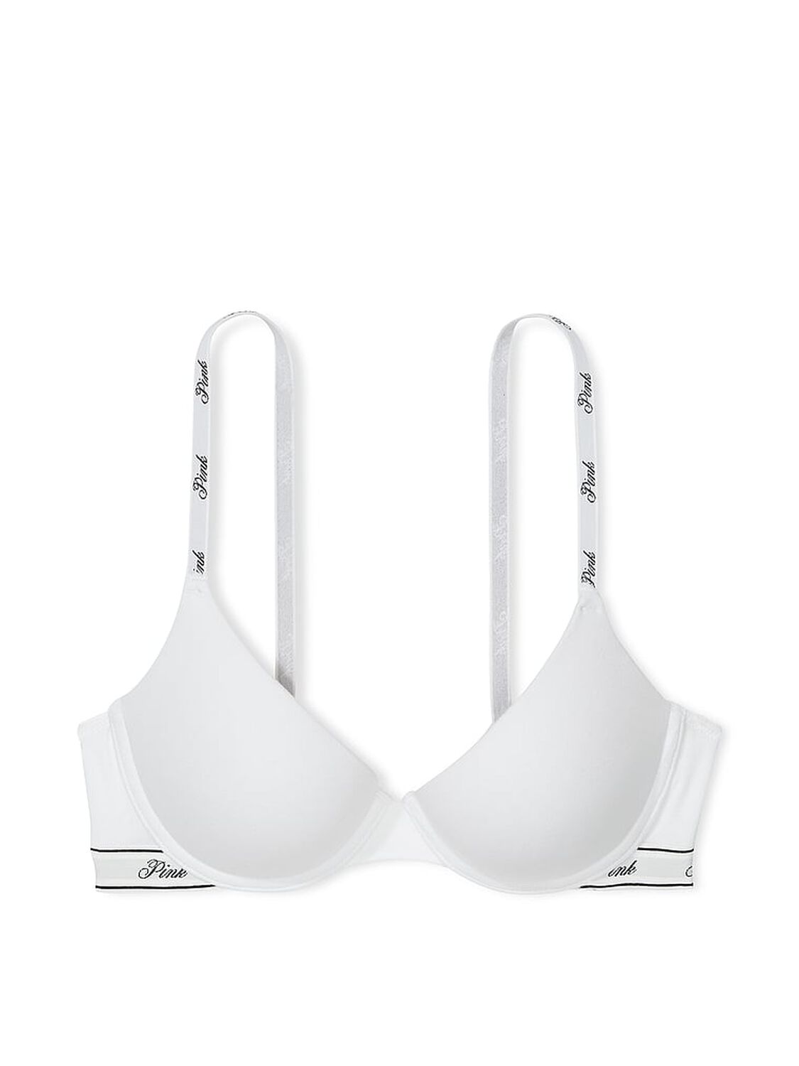 pink Pink Wear Everywhere Wear Everywhere Push-Up Bra White 3 of 3 
