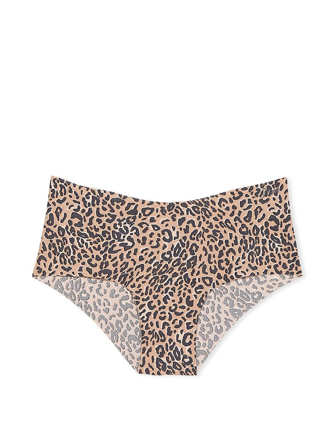 vs Pink No-Show Cheeky Panty Praline Leopard Print 3 of 3 