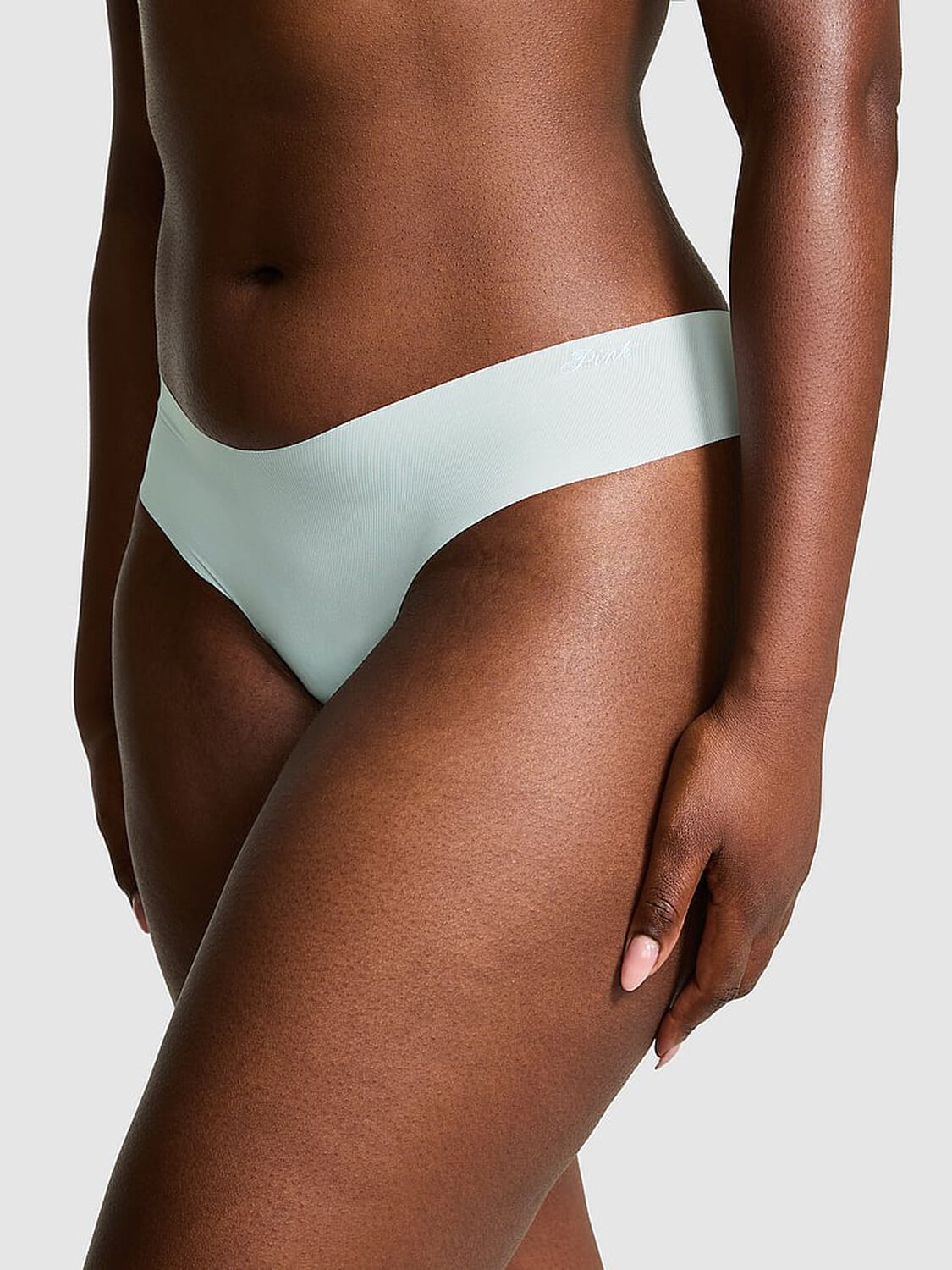 vs Pink No-Show Thong Panty Bliss 1 of 3 