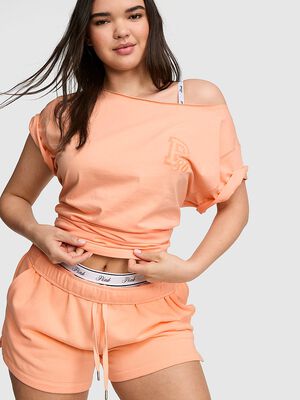 Campus Cotton&trade; Off-The-Shoulder Tee