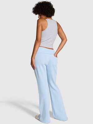 Ivy Fleece Foldover Flare Sweatpants