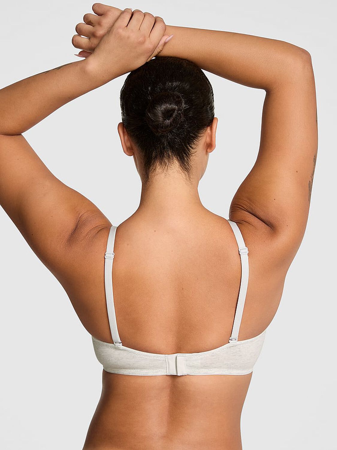 pink Pink Wear Everywhere Wear Everywhere Super Push-Up Bra Vs Snow Heather Silver 2 of 3 
