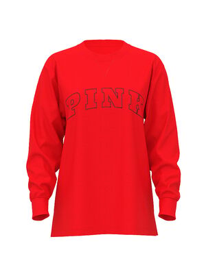 Campus Cotton Long-Sleeve Tee