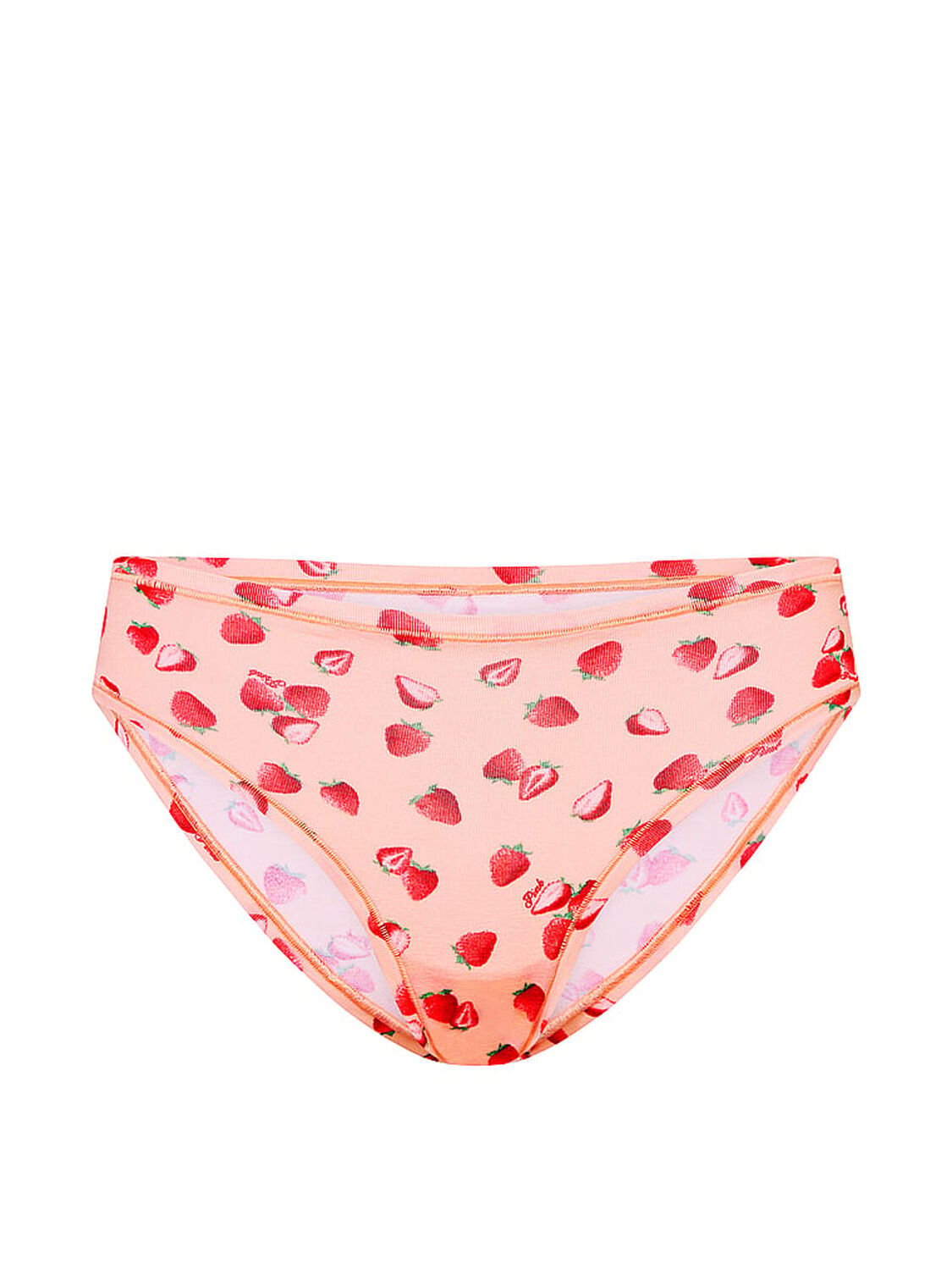 vs Pink Cotton Cheeky Panty Peach Tree Strawberry Print 3 of 3 