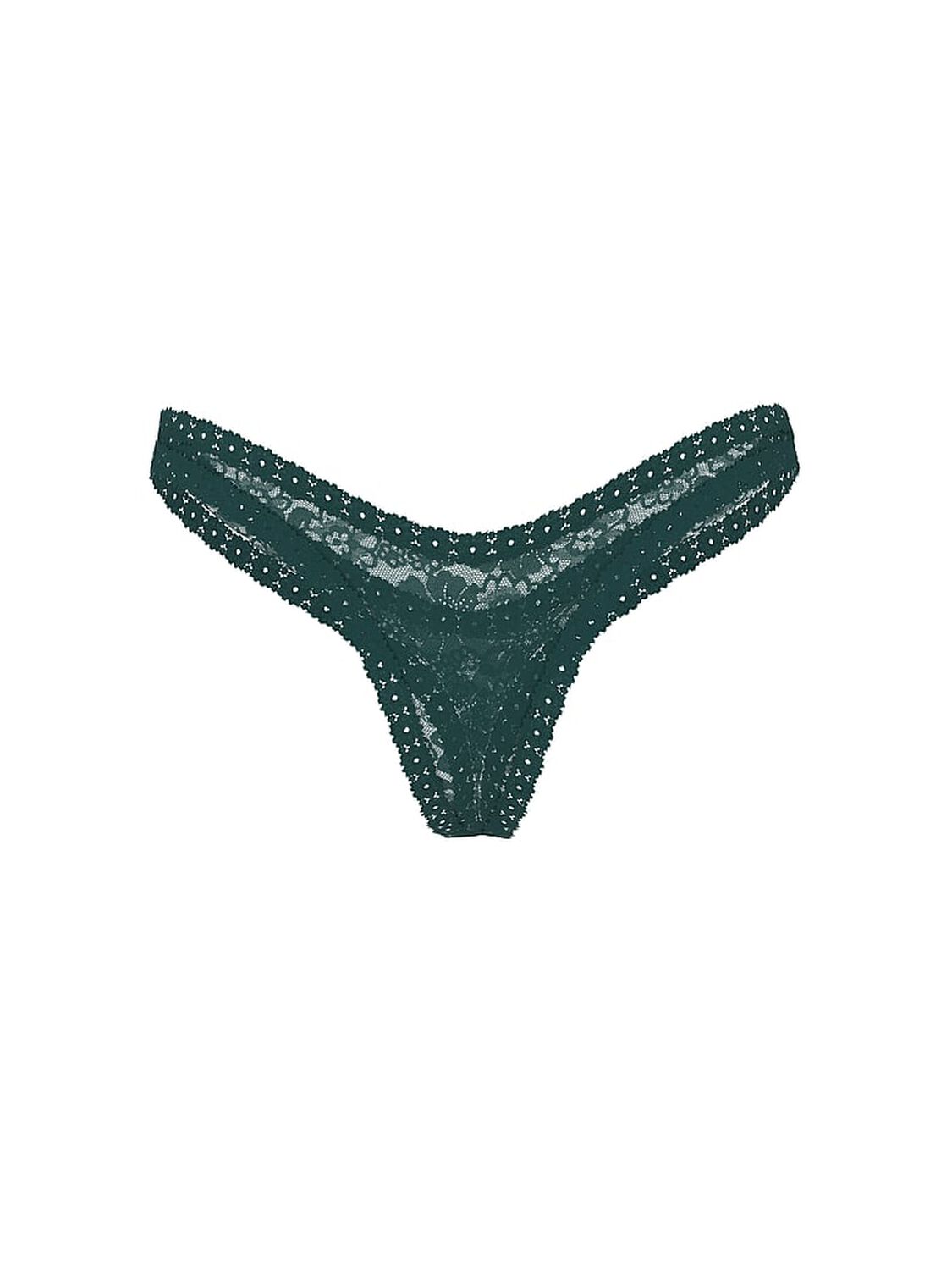 vs Pink Wink Micro Thong Panty Deep Forest 3 of 4 