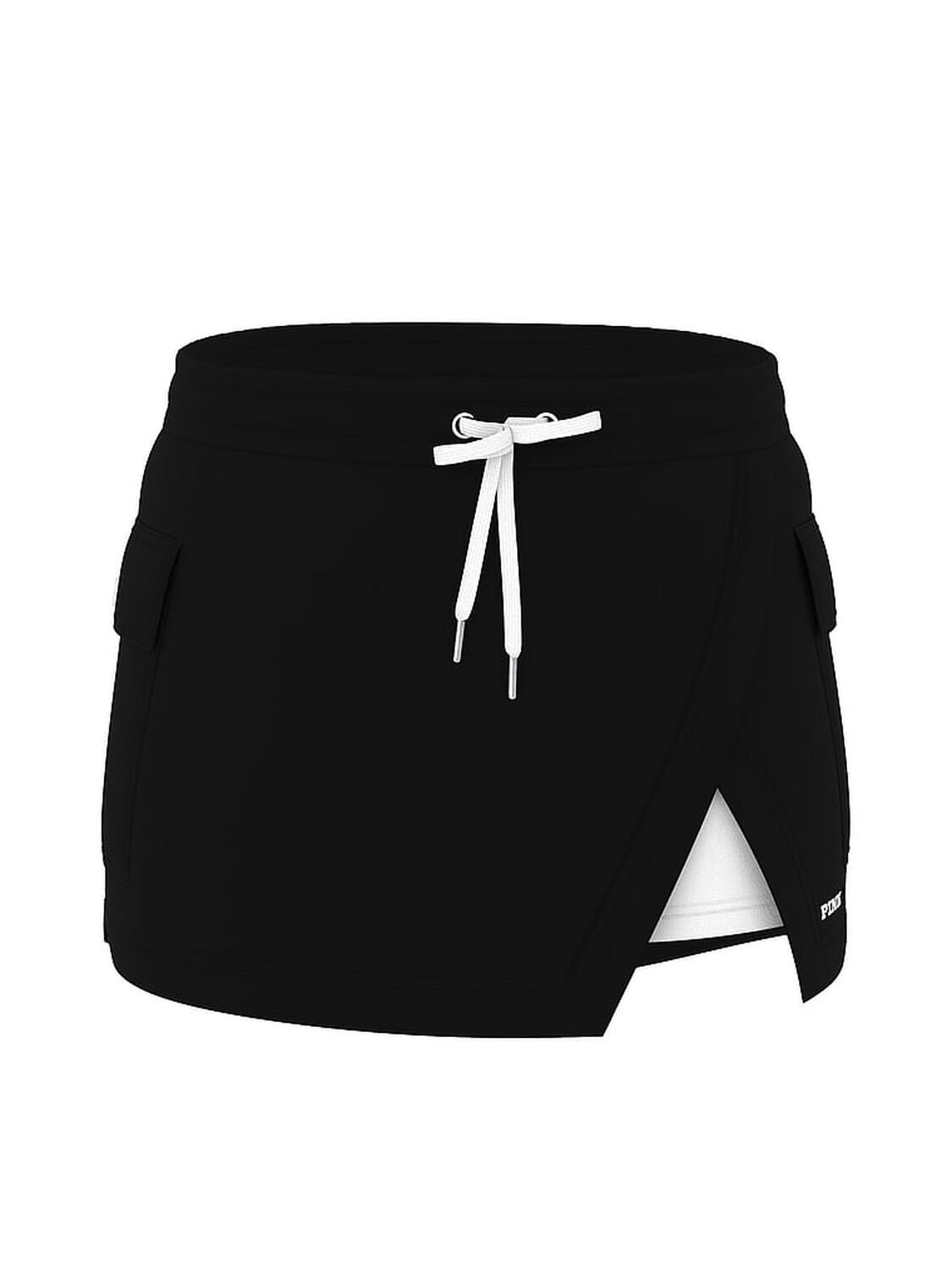vs Pink Tech Woven Hike Skort Pure Black 3 of 3 