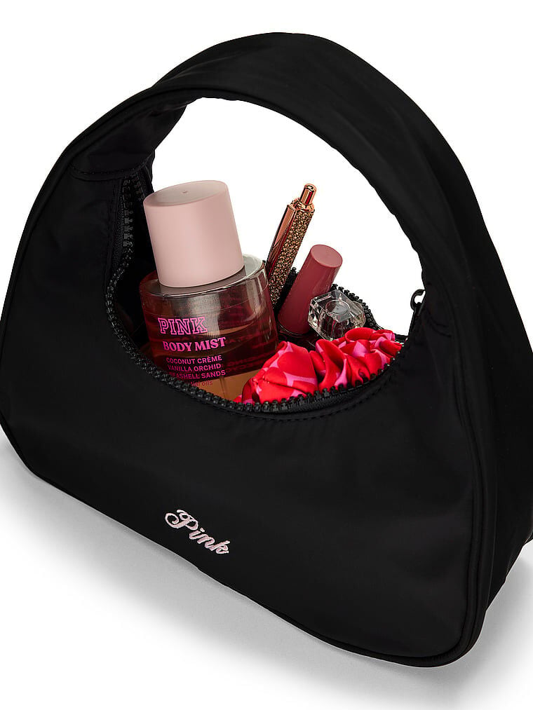 Nylon Mini Hobo Bag Black One Size | Victoria's Secret Australia