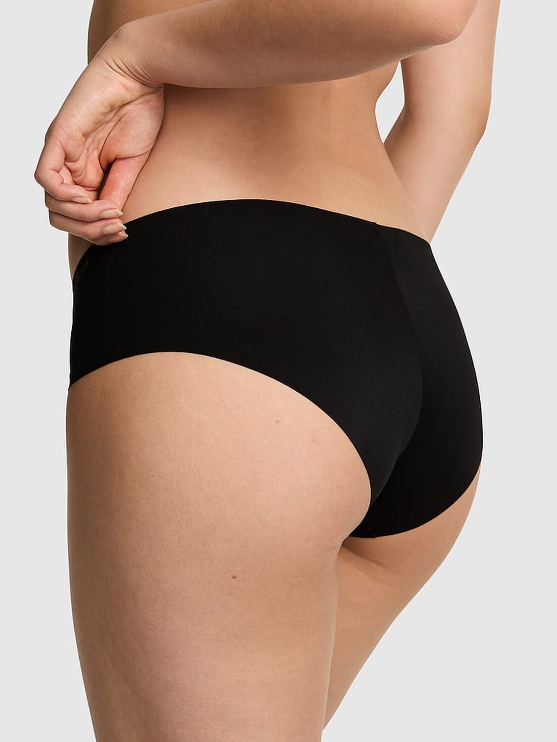 vs Pink No-Show Hiphugger Panty Black 2 of 3 