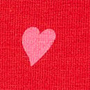 Logo Cotton Micro Thong Panty, Bright Vermillion Heart Dot Print, swatch