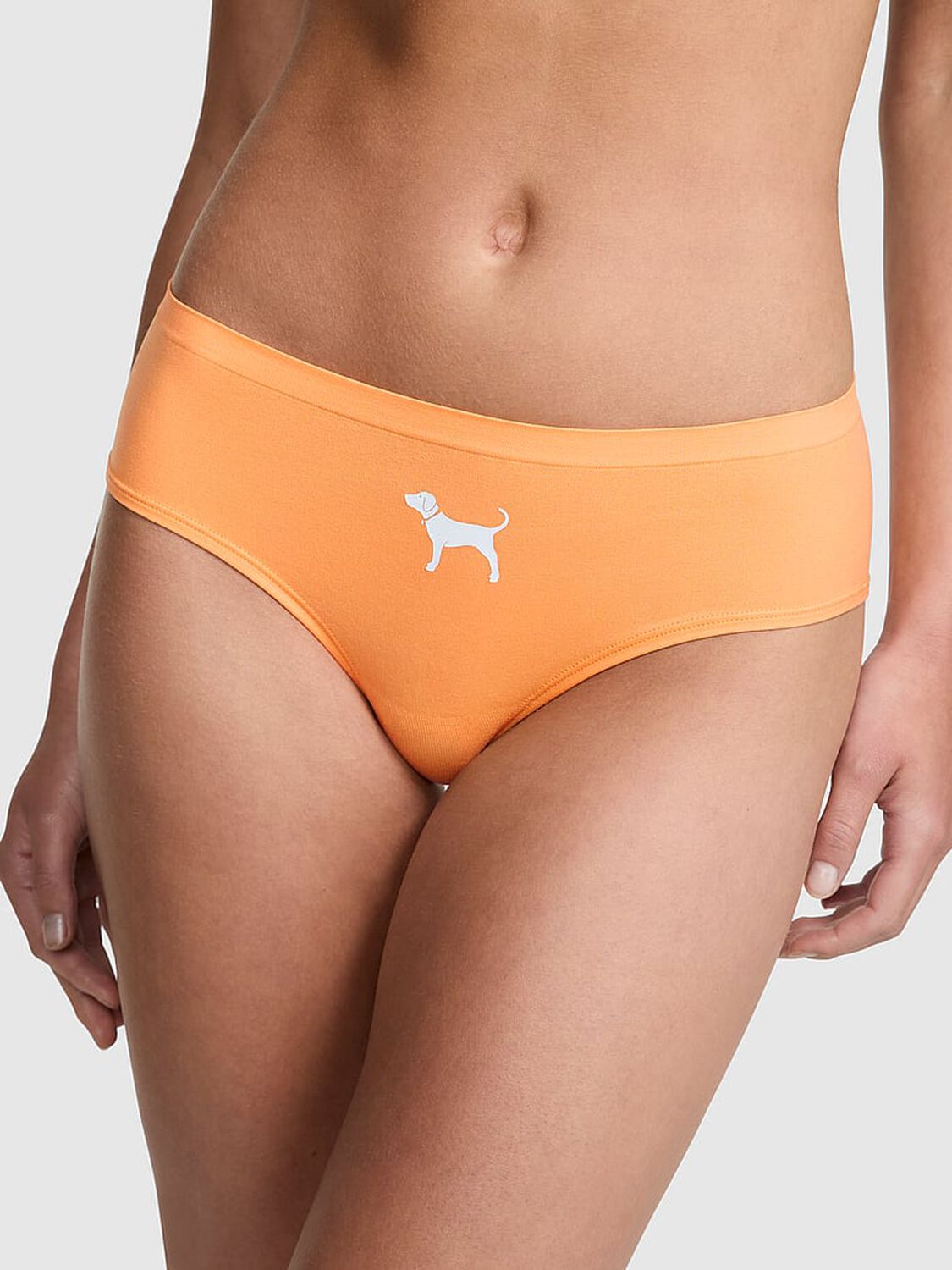 vs Pink Seamless Hiphugger Panty Vitamin C Dog Graphic 1 of 3 