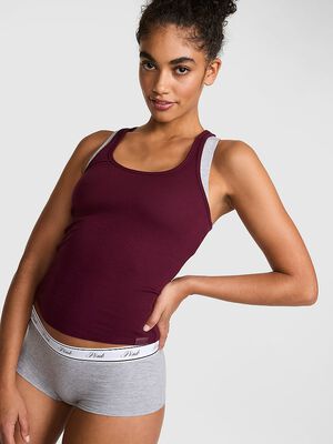 Relaxed Rib Boyfriend Tank Top