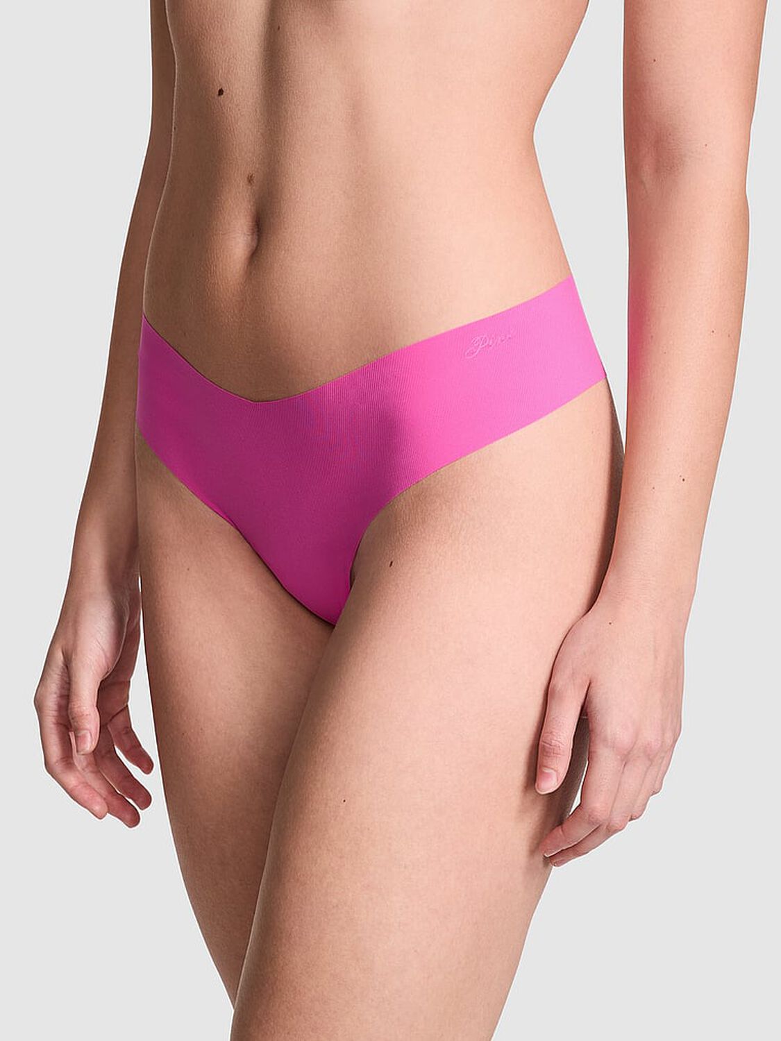 vs Pink No-Show Thong Panty 1 of 3 