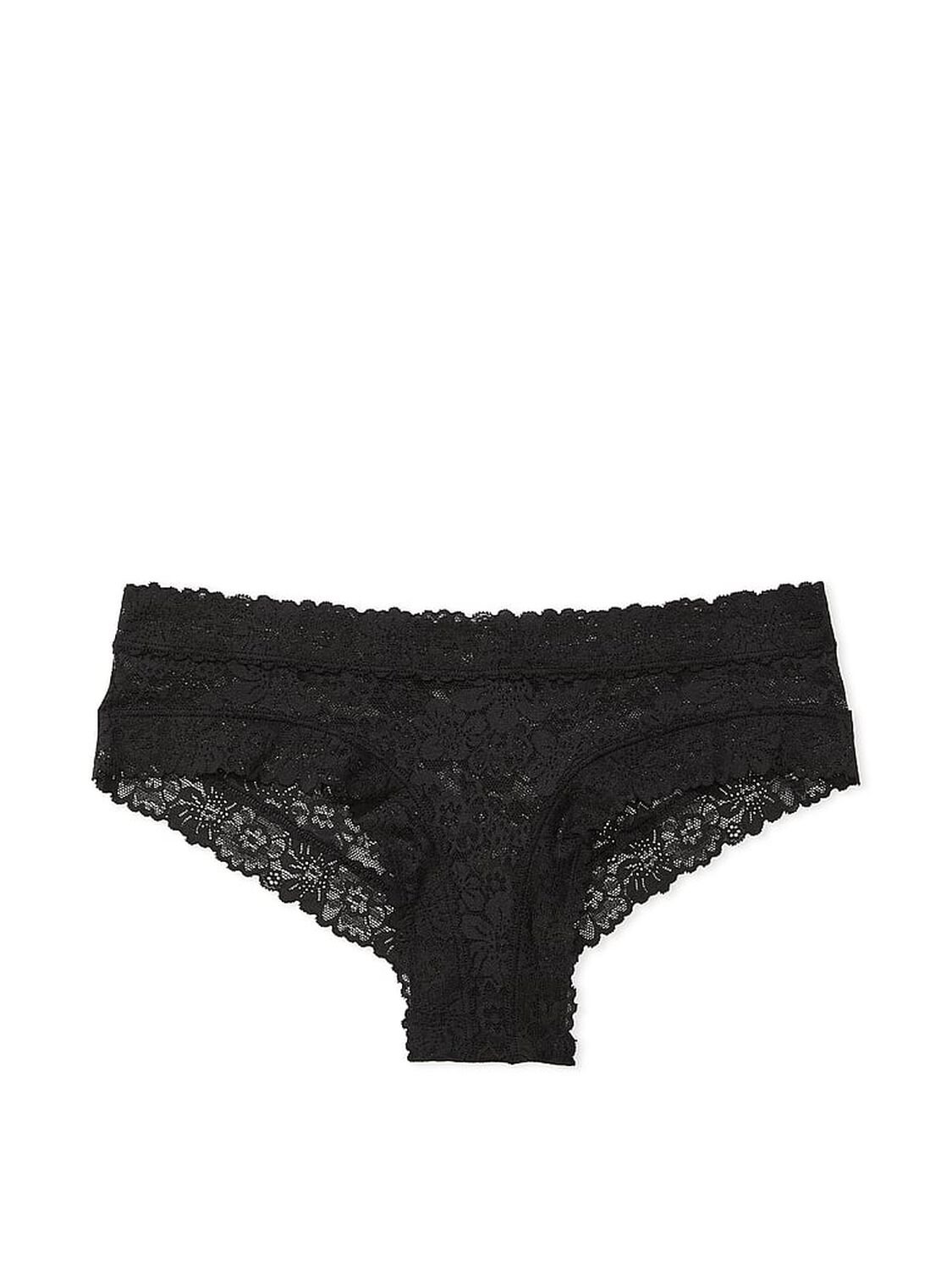 vs Pink Wink Cheeky Panty Pure Black 3 of 3 