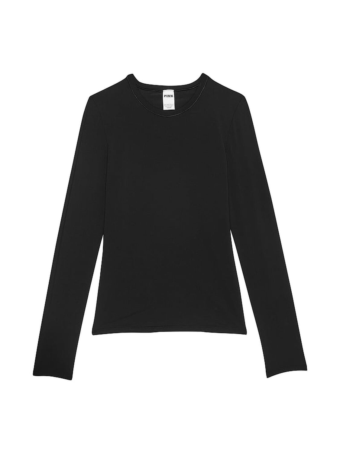 vs Pink Base Stretch Long-Sleeve Tee Pure Black 3 of 3 