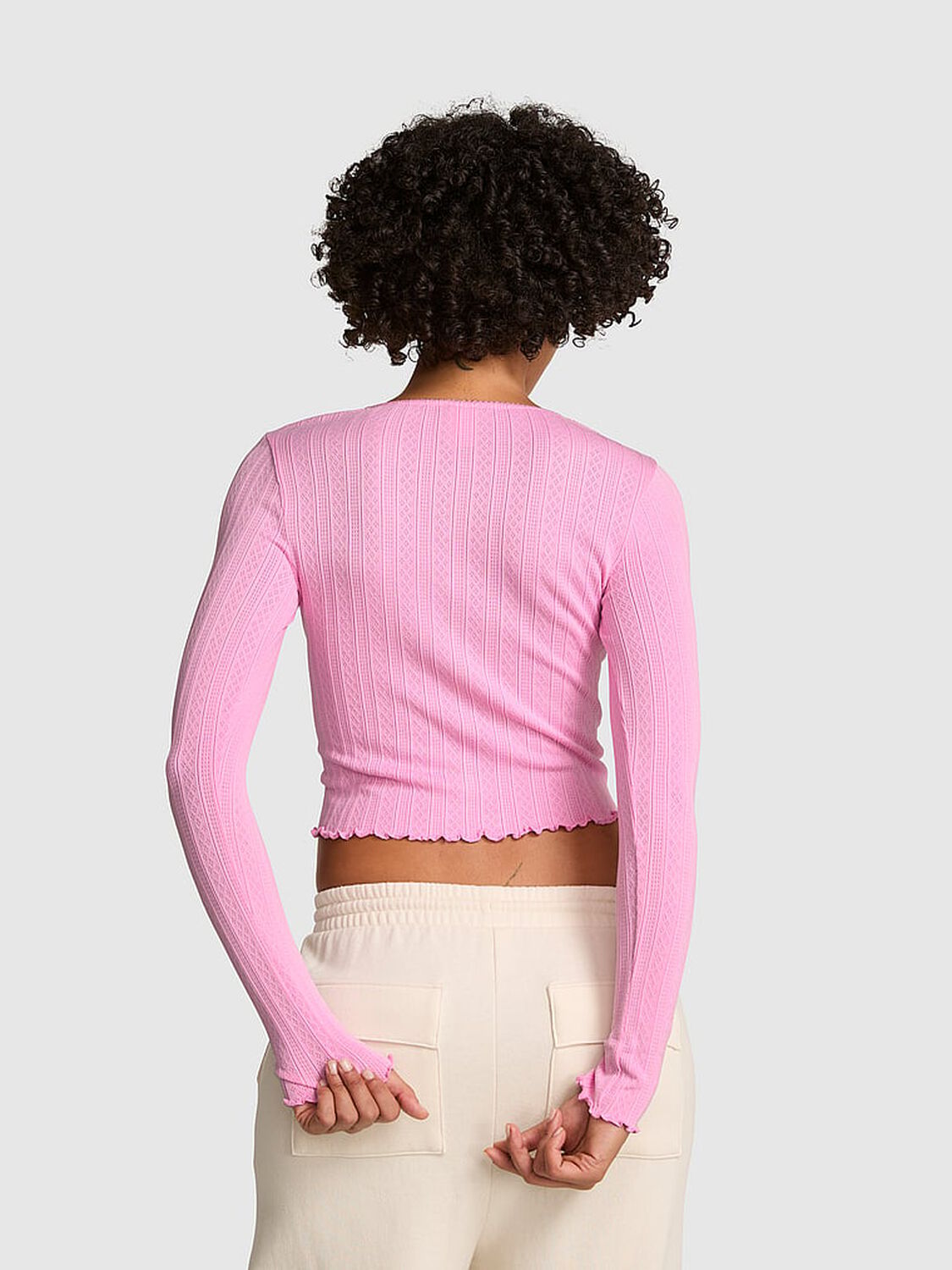 vs Pink AnyWear Cropped Cardigan 2 of 2 