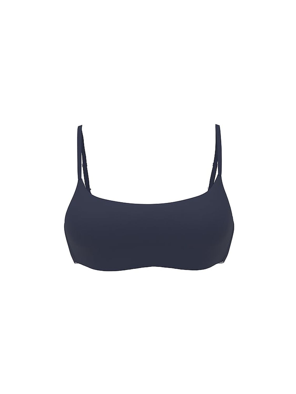vs Pink Relay Square-Neck Sports Bra Noir Navy 3 of 3 
