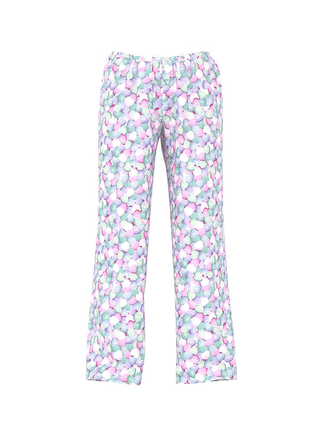 vs Pink Sweet Dreams Pajama Pants Candy Hearts Print 3 of 3 