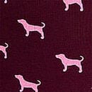 Logo Cotton High-Waist Boyshort Panty, Wild Rose Dog Print, swatch