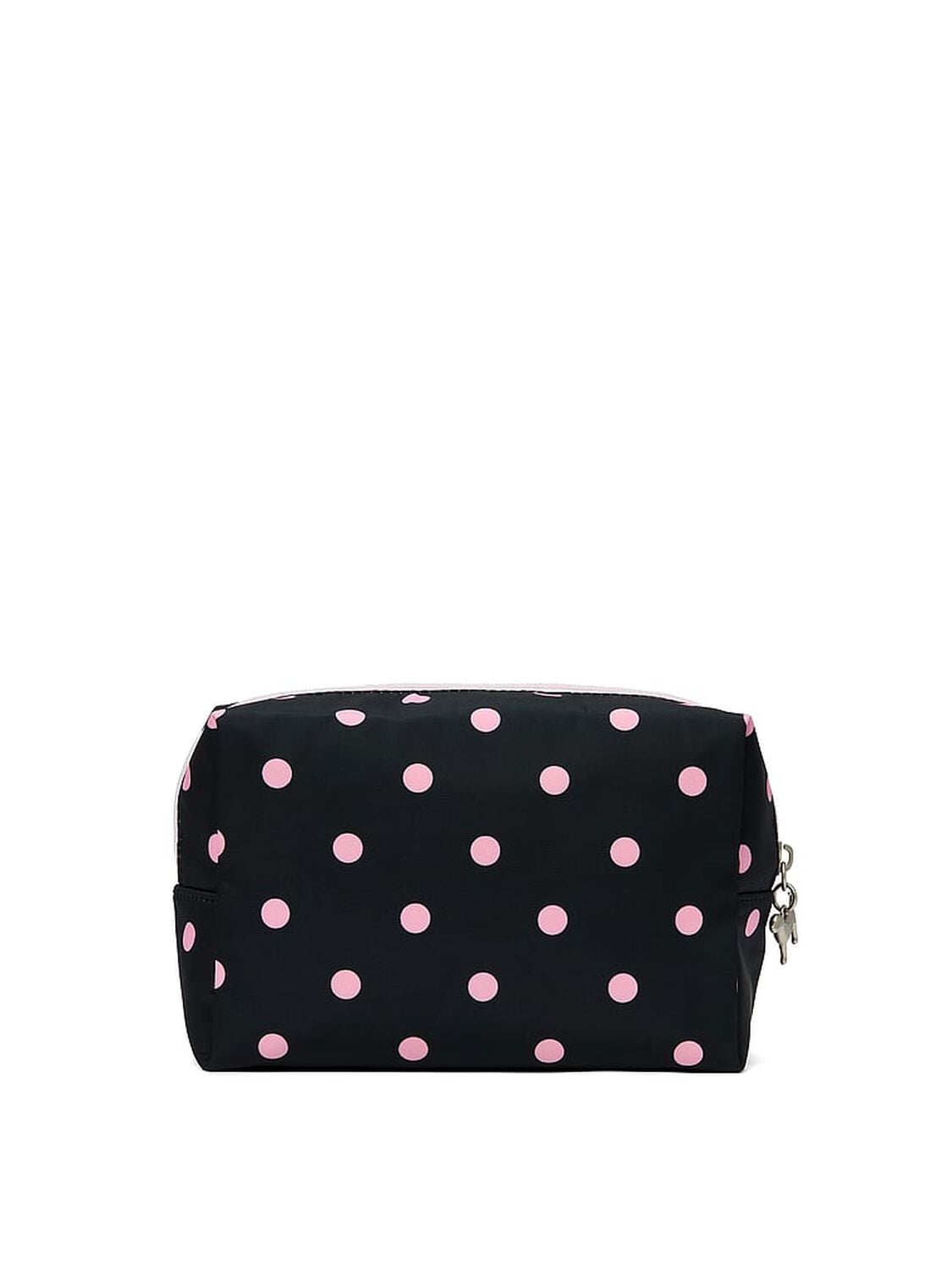 vs Pink Top-Zip Makeup Bag Black Dot 2 of 2 