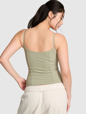 All-Day Soft Rib Corset Tank Top
