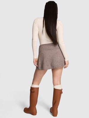 Foldover Sweater Skort