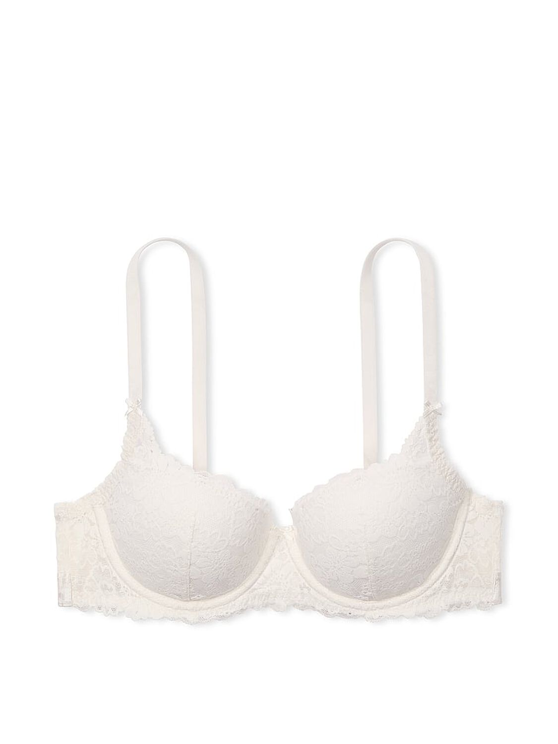 vs Pink Wink Lightly Lined Balconette Bra Coconut White 3 of 3 