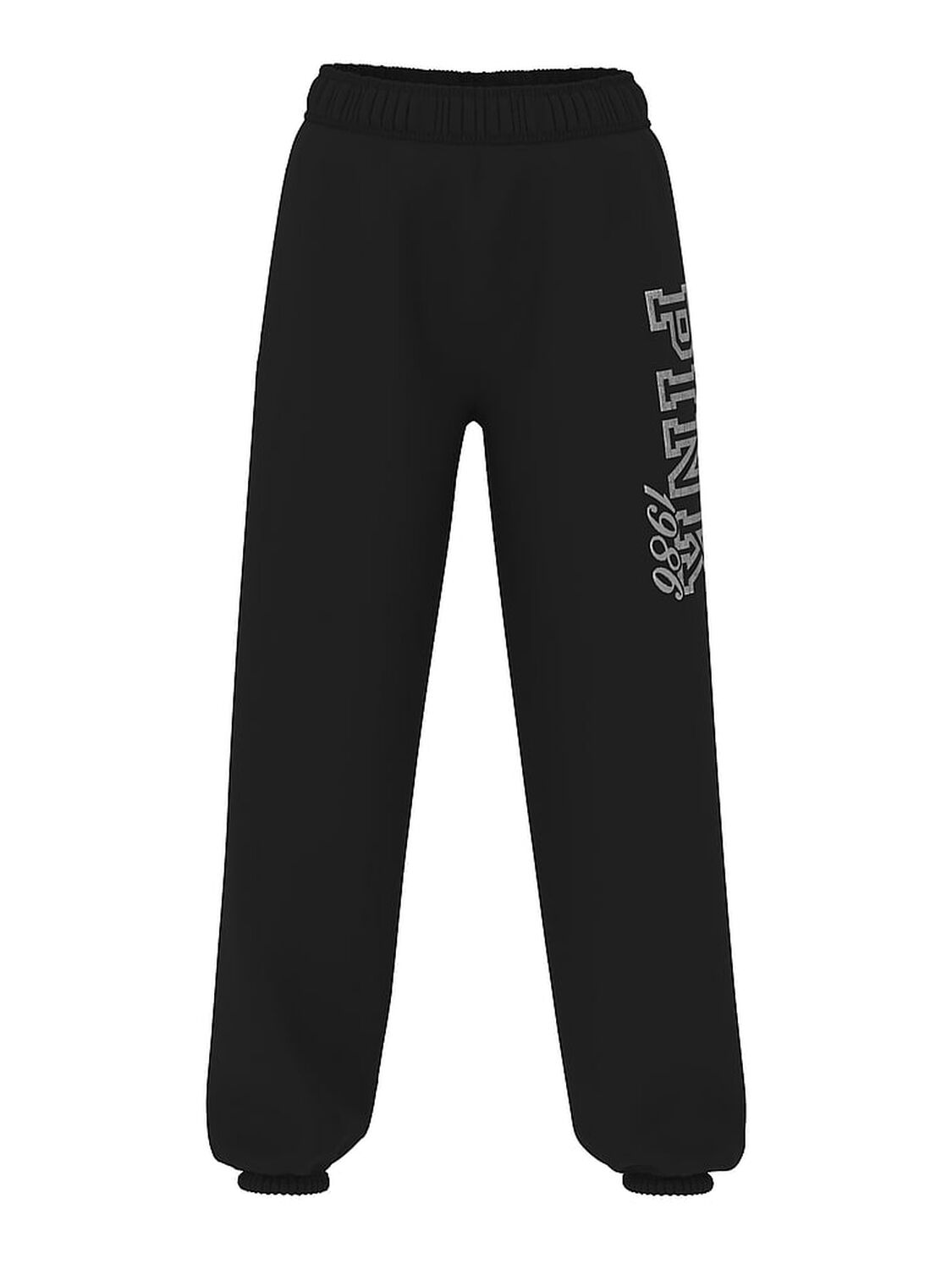 vs Pink Campus Fleece&trade; Sweatpants Pure Black Spring 3 of 4 