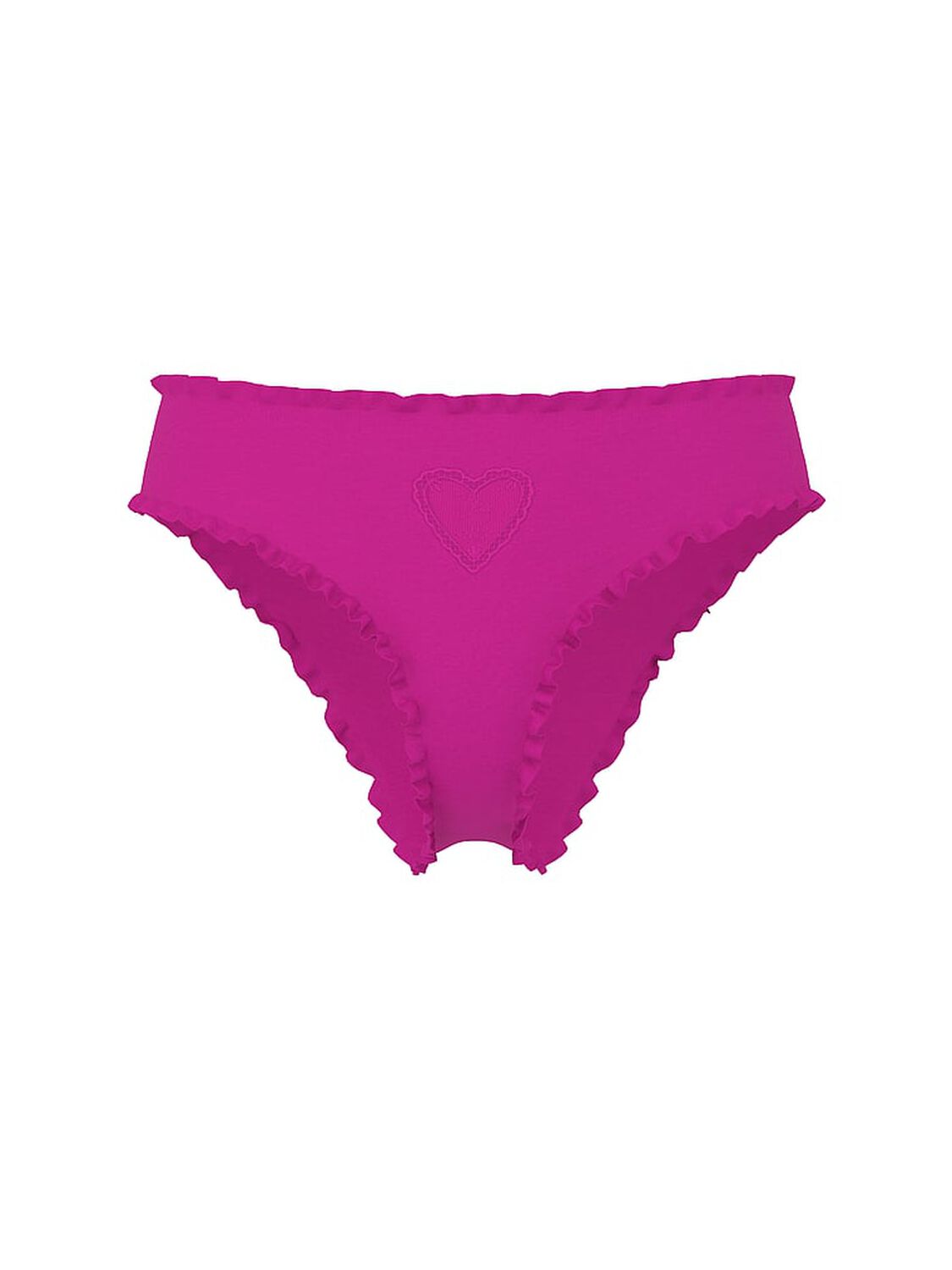 vs Pink Cotton Cheeky Panty Pink Fire Just A Girl Heart Mesh Graphic 3 of 3 