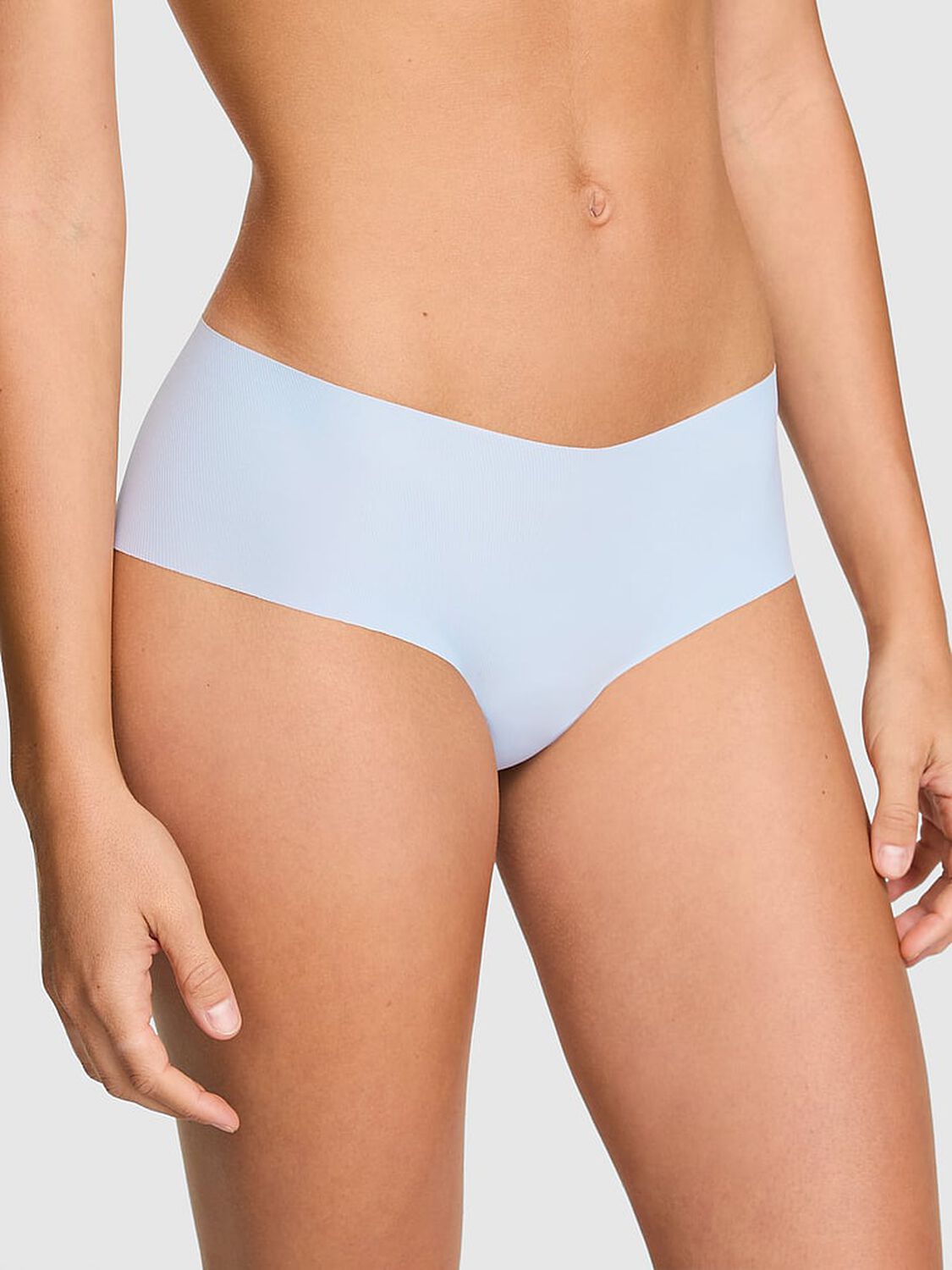 vs Pink No-Show Cheeky Panty Icy Blue 1 of 3 