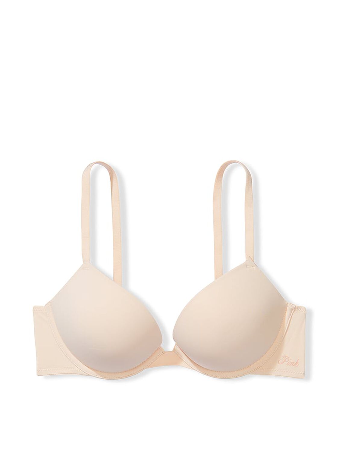 vs Pink Wear Everywhere Wear Everywhere Super Push-Up Bra Marzipan 3 of 3 