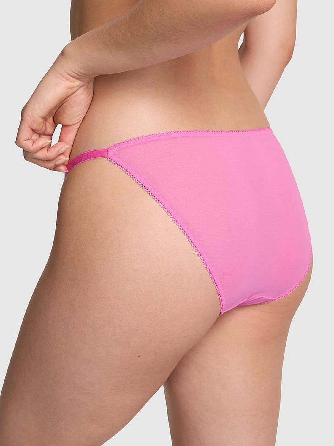 vs Pink Wink String Bikini Panty Pink Tulip 2 of 4 