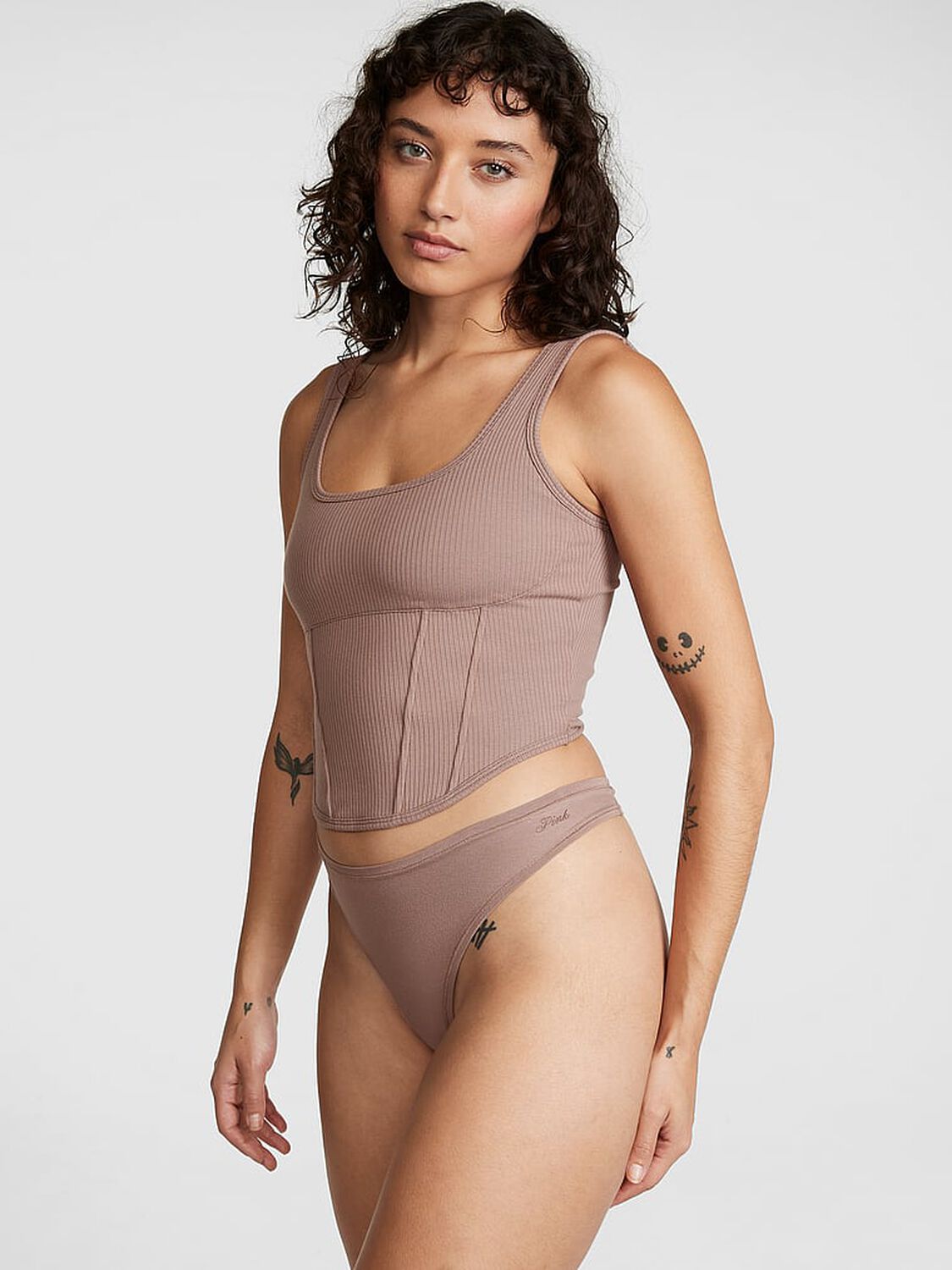 vs Pink Bralettes & Bra Tops The Cinched Corset Top 4 of 5 