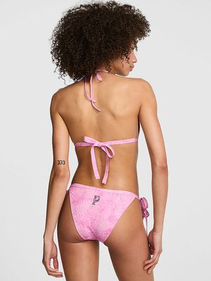 Low-Rise Side-Tie Cheeky Bikini Bottom