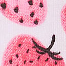 Cotton Boyshort Panty, Optic White Strawberry Print, swatch