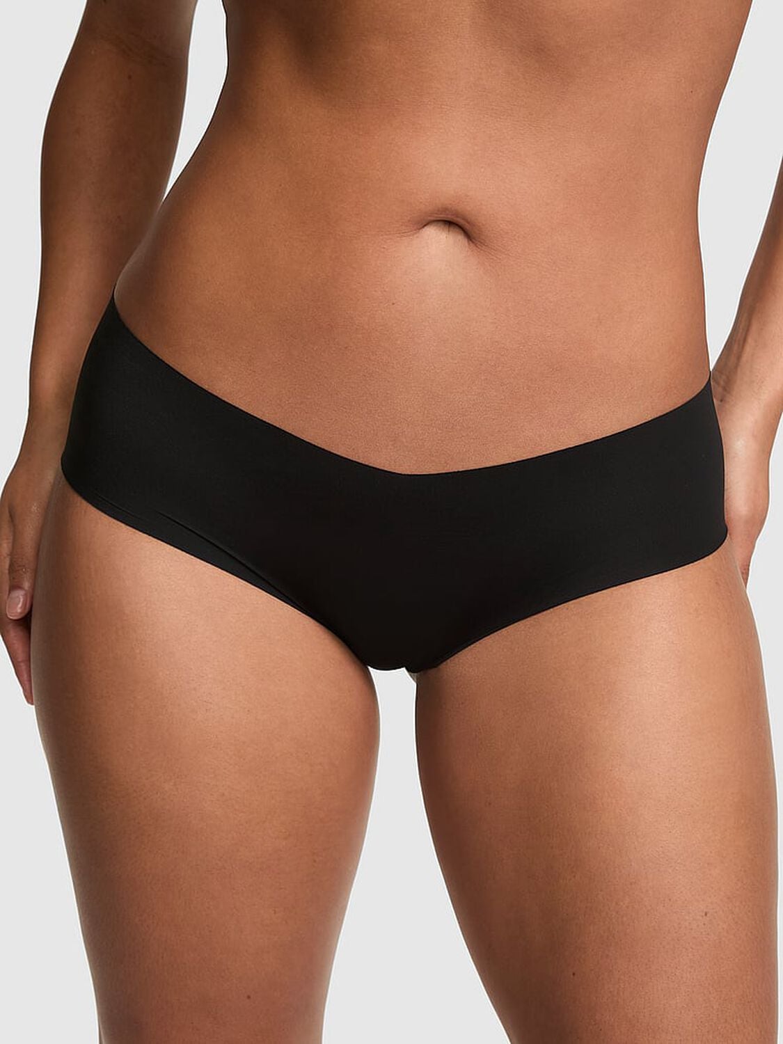 pink Pink No-Show Hiphugger Panty Black 2 of 2 