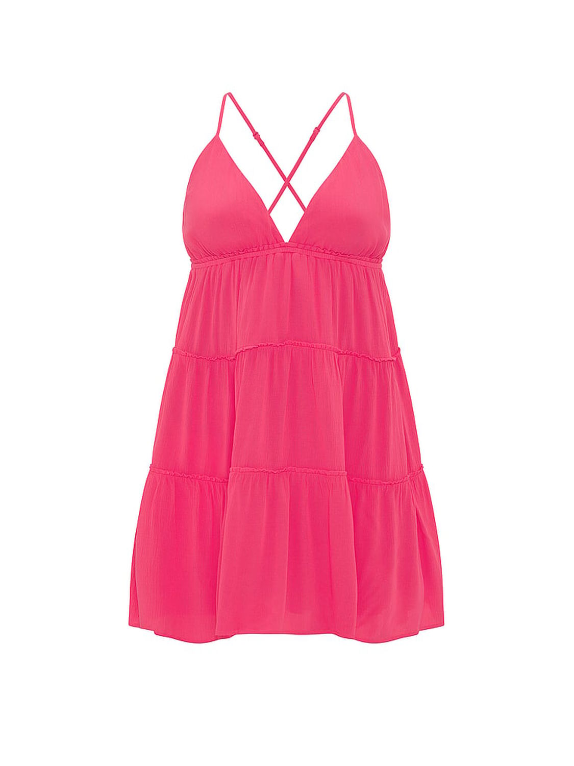 vs Pink Flirt Alert Tiered Mini Dress 3 of 3 