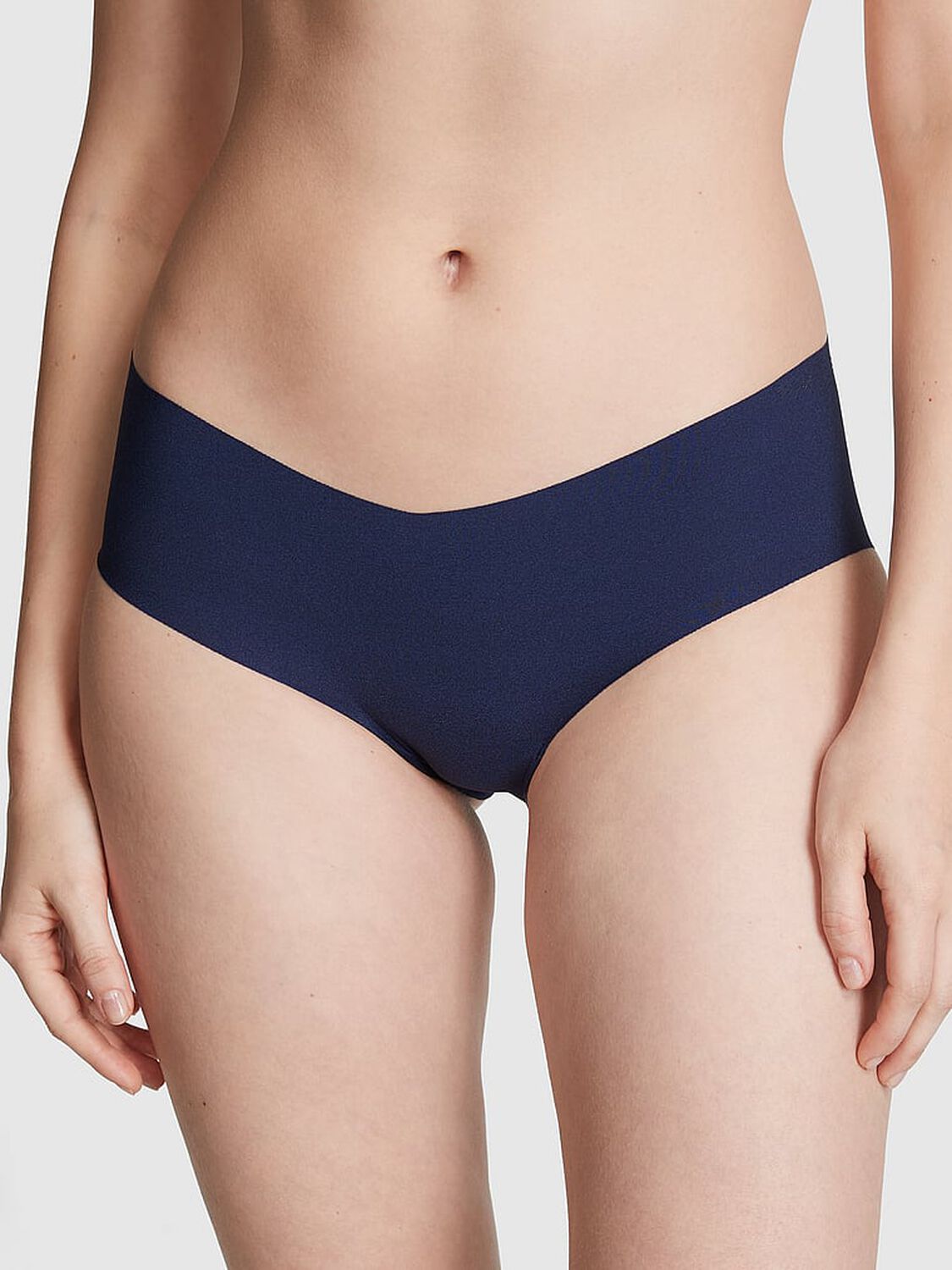 vs Pink No-Show Hiphugger Panty Midnight Navy 1 of 3 