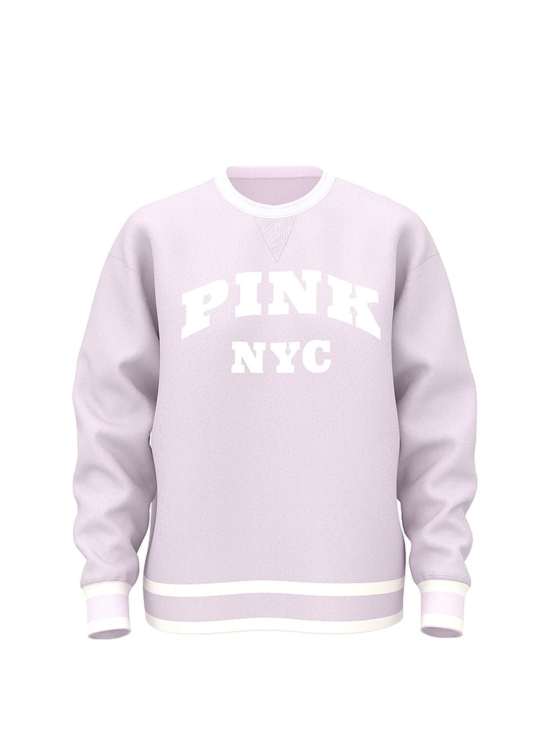 vs Pink Oversized Crew Sweater Pink Tulip 3 of 3 