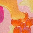 No-Show Cheeky Panty, Delicate Pink Jellies Print, swatch