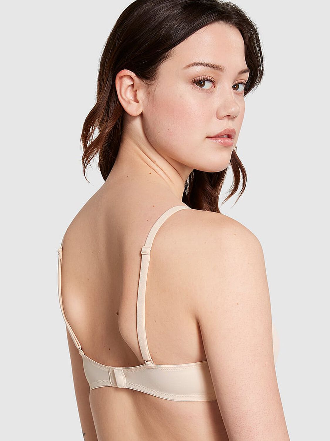 vs Pink Wear Everywhere Wear Everywhere Super Push-Up Bra Marzipan 2 of 3 