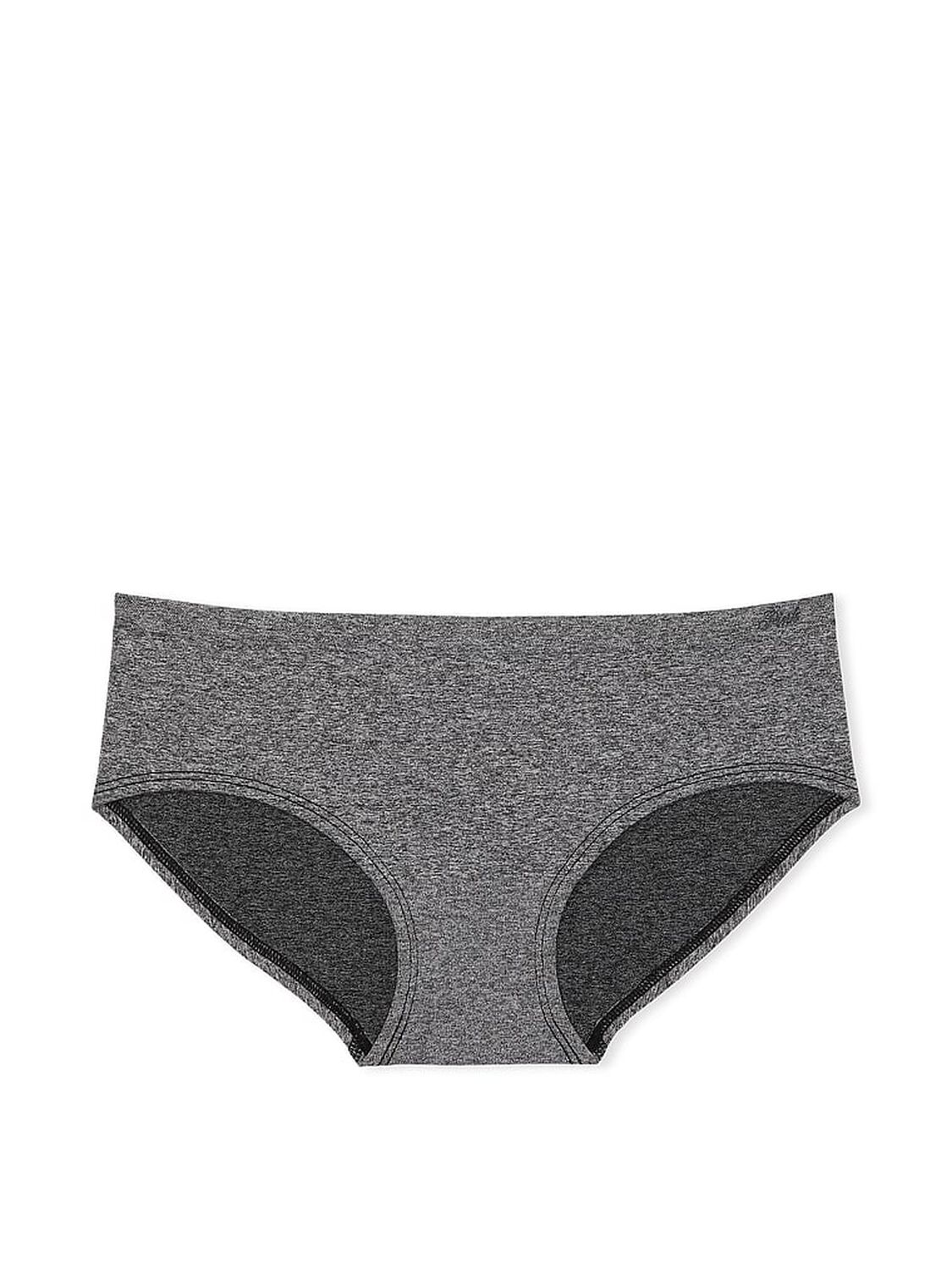 vs Pink Seamless Hiphugger Panty Pure Black Marl 3 of 3 