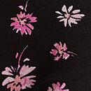 Logo Cotton Shine Boyshort Panty, Black Floral Ditsy Print, swatch