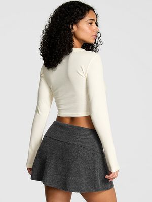 Foldover Sweater Skort