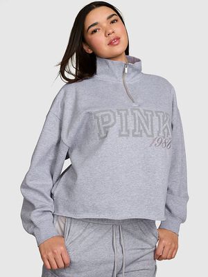 Campus Fleece&trade; Quarter-Zip Straight-Cut Sweatshirt