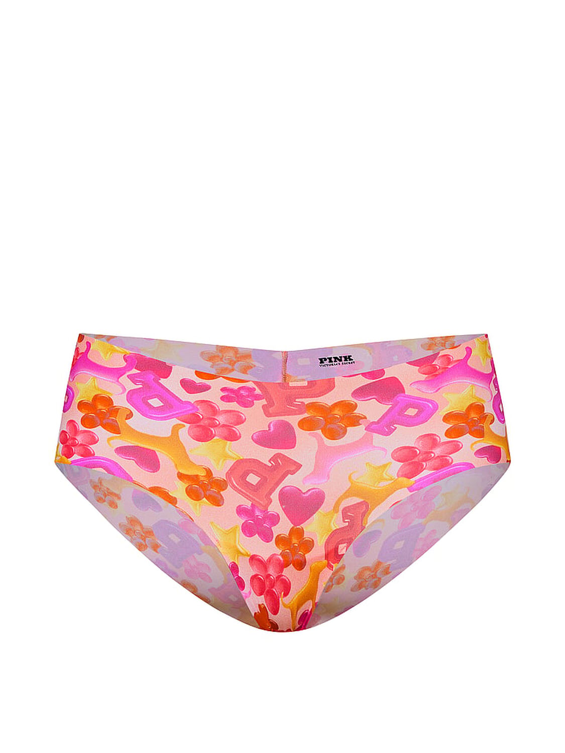 vs Pink No-Show Hiphugger Panty Delicate Pink Jellies Print 3 of 3 